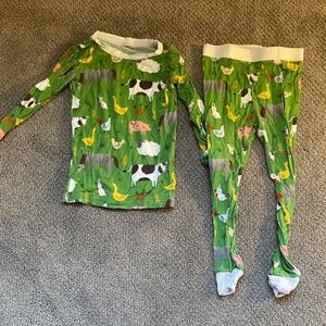 Little sleepies pajamas farm animals